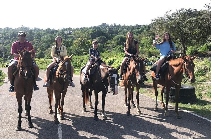 Blue hole waterfalls + horseback riding combo tour from Ocho Rios - Two Jamaican highlights in one morning