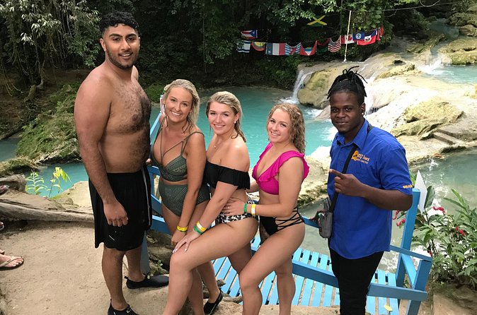 Blue hole waterfalls + horseback riding from Montego bay - Starting from Montego Bay at 8:30 am