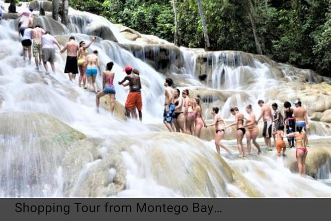 Bob Marley Nine Mile and Dunn's River Falls Tour From Montego Bay - Climbing and cooling off at Dunn’s River Falls