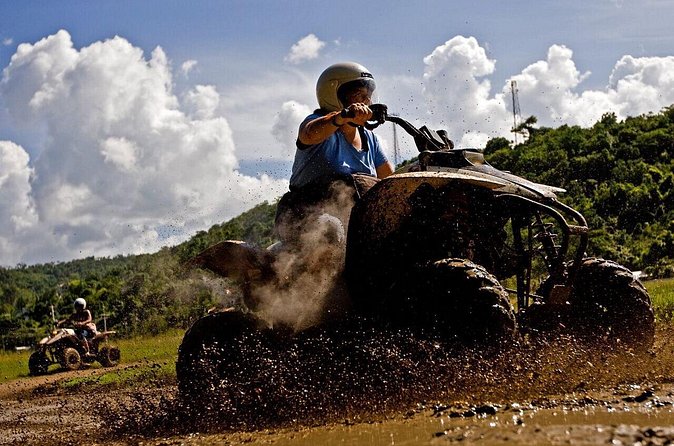 Chukka ATV Safari - Passing a Jamaican Village