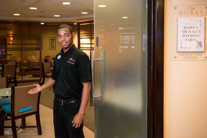 Club Mobay Sangster Airport VIP Lounge with Priority Entry - Wi-Fi, showers, tablets, and quiet corners