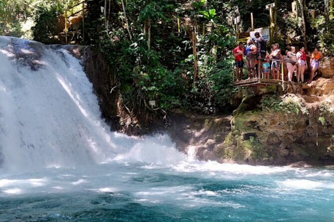Cool Blue Hole from Ocho Rios - Swimming, ledges, and the Tarzan rope swing