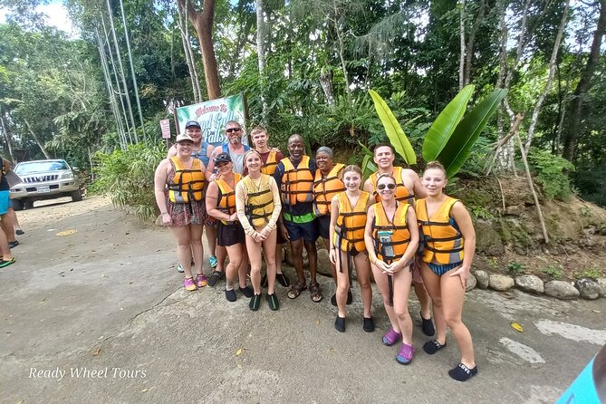 Custom COMBO to Mystic Mountain, Dunns River Falls & Blue Hole - Blue Hole’s rope swing and waterfall pools