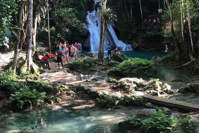 Dunn's River Falls and Blue Hole Tour Ocho Rios from Montego Bay - Blue Hole and Secret Falls in the hills above Ocho Rios