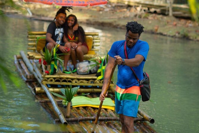 Dunn's River Falls , Bamboo Rafting & ATV Ride from Montego Bay - Climbing Dunn’s River Falls by hand