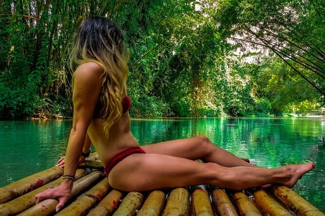 Dunn's River Falls, Blue Hole, Bamboo Rafting, Horseback Combo - Horseback riding from St. Ann’s Bay into the ocean