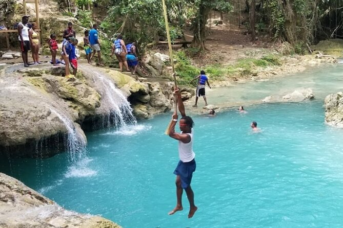 Dunn's River Falls, Blue Hole, Bamboo Rafting, Horseback Combo - Dunn’s River Falls: the day’s big physical challenge