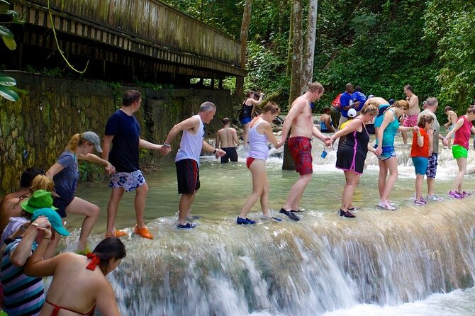 Dunn's River Falls & Blue Hole Combo Tour from Ocho Rios - How to prepare for wet rocks and water activities