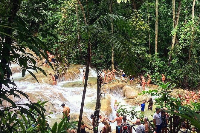 Dunn's River Falls & Blue Hole Tour from Montego Bay - Blue Hole: swimming, jumps, and local guides