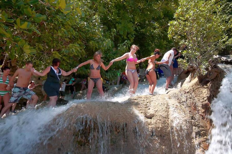 Dunn's River Falls, Bob Marley 9 Mile - Optional Lagoon Tour - A big Jamaica day, from waterfall to reggae shrine