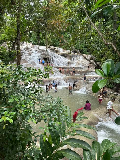 Dunn's River Falls, Bob Marley 9 Mile - Optional Lagoon Tour - Lunch and a short look at Ocho Rios