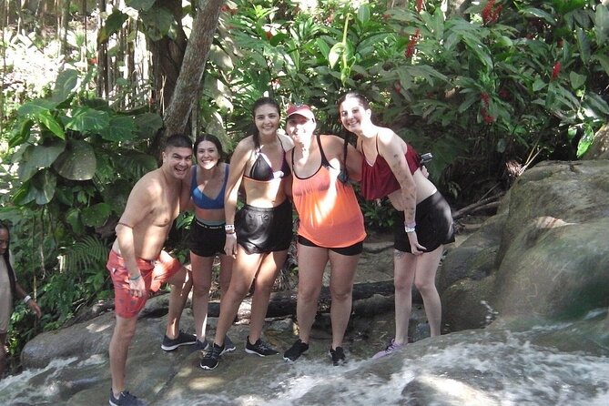 Dunn's River Falls Climb and Beach Include Entry Fee (ᵔᵕᵔ) - Ocho Rios shopping is a short optional add-on
