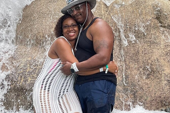 Dunn's River Falls Climb and Beach Include Entry Fee (ᵔᵕᵔ) - Scotchies Drax Hall for jerk chicken