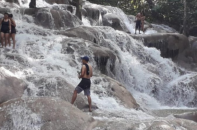 Dunn's River Falls from Ocho Rios - The beach at the base of the falls