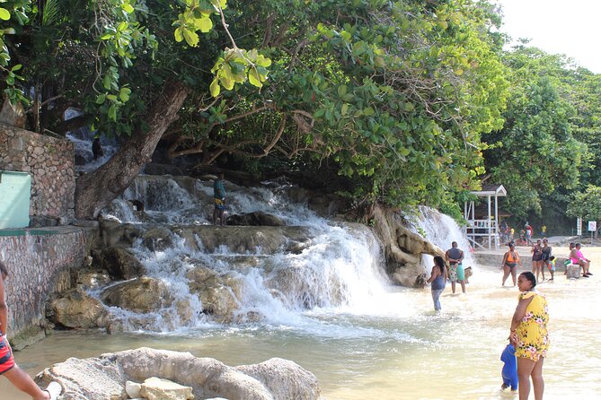 Dunn's River Falls Jamaica/Montego Bay/Falmouth - Beach, splash pad, and shops add breathing room