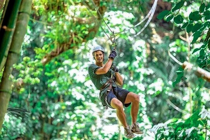 Dunns River Falls, Rafting, Zipline & Horseback from Montego Bay - Dunn’s River Falls, first by zipline and then on foot