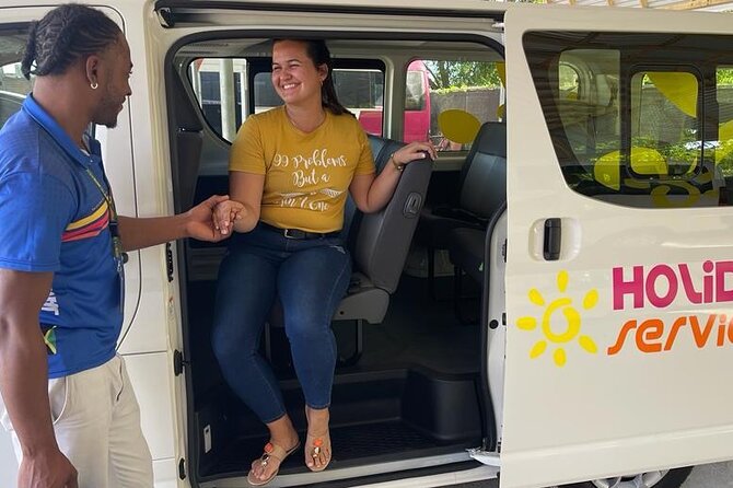 Exhilarating Dunn's River Falls Guided Tour from Ocho Rios hotels - Hotel transport is useful, with a few details to check