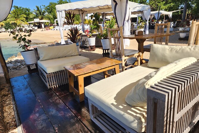 Falmouth Oceanfront Cabana Experience - Line dancing and the club atmosphere