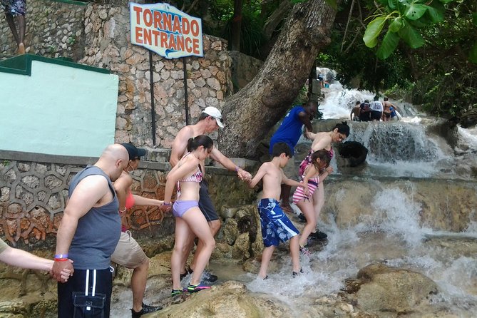 Falmouth Shore Excursion Blue Hole and Dunn's River Falls Combo - Dunn’s River Falls: the bigger physical challenge