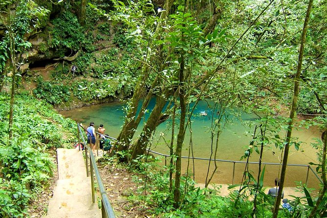 Falmouth Shore Excursion: Blue Hole, White River Tubing - A brief look at Columbus Park