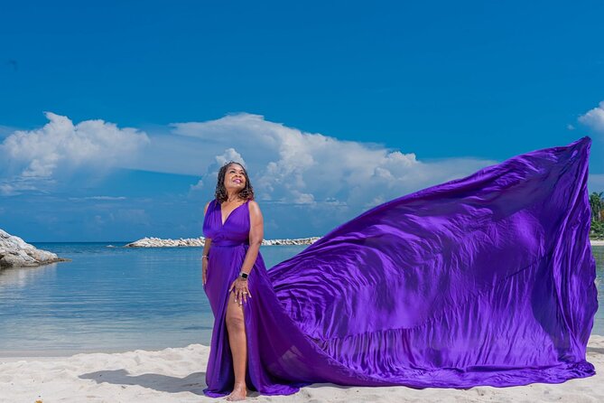 Flying Dress Photoshoot at Doctors Cave Beach Montego Bay Jamaica - Timing, transport, and practical planning