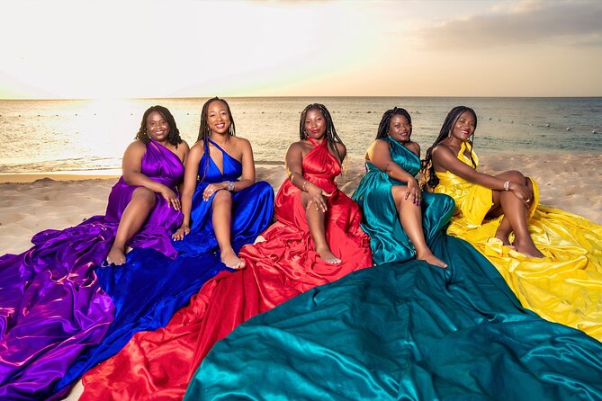 Flying Dress Photoshoot in Jamaica - Timing, transport, and beach logistics