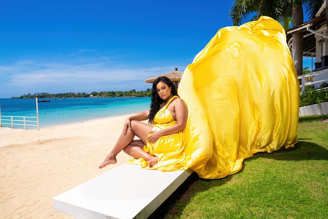 Flying Dress Photoshoot in Jamaica - What happens during the one-hour session