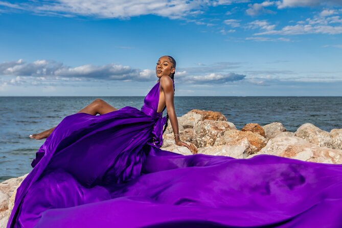 Flying dress session - Pickup, Timing, and the Beach Meeting Point