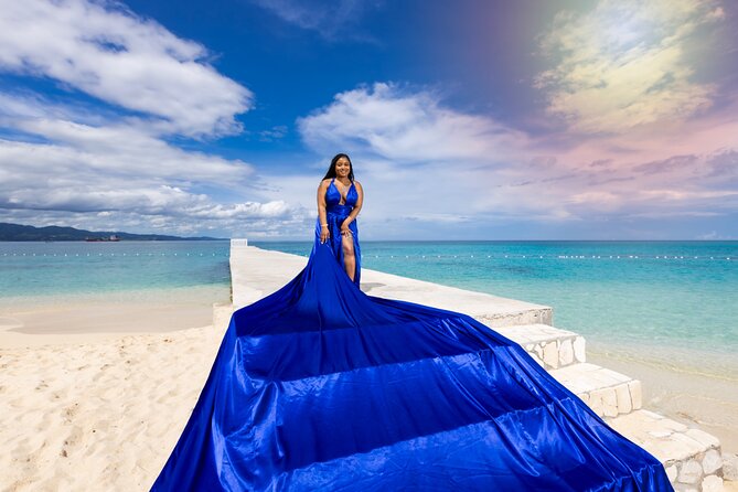 Flying dress session - The Value of a $300 Montego Bay Photo Shoot