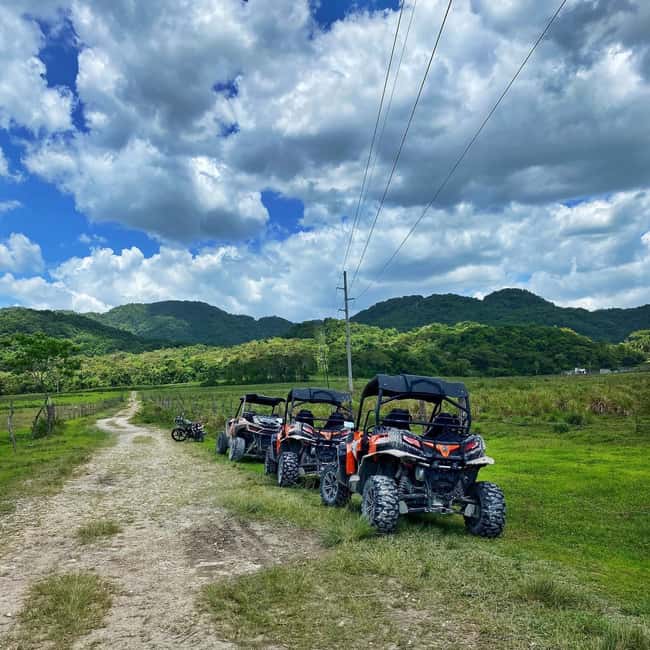 From Montego Bay/Negril: RastaSafari UTV Experience - Leaving the beach for Roaring River