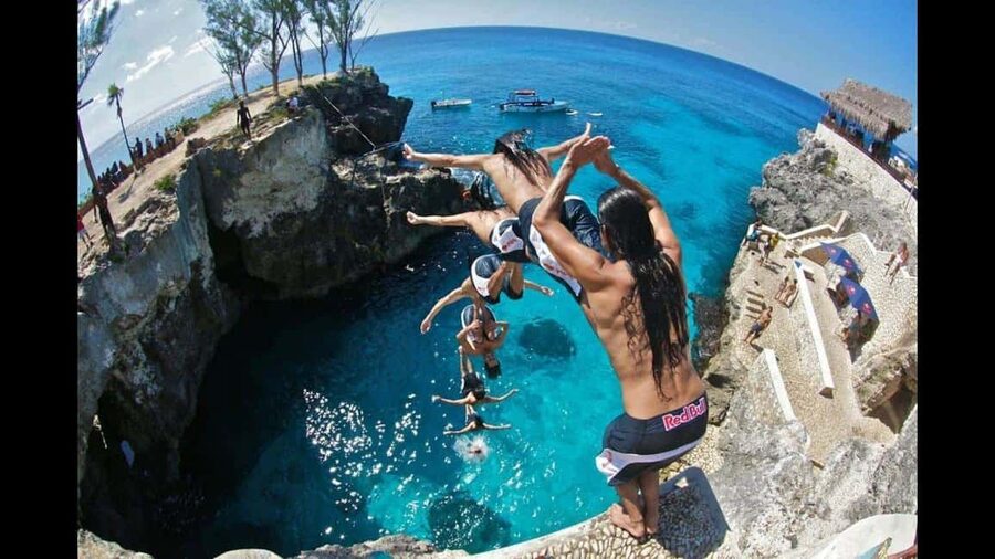 From Negril/Palladium: Negril Beach and Ricks Cafe Tour - Sunset and cliff views at Rick’s Cafe