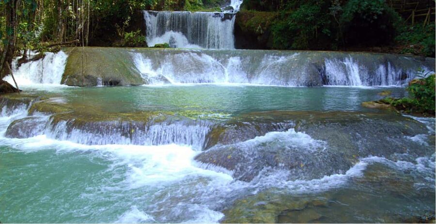 From Ocho Rios: Blue Hole Secret Waterfall & Highlight Tour - Swimming, climbing, and jumping at Blue Hole