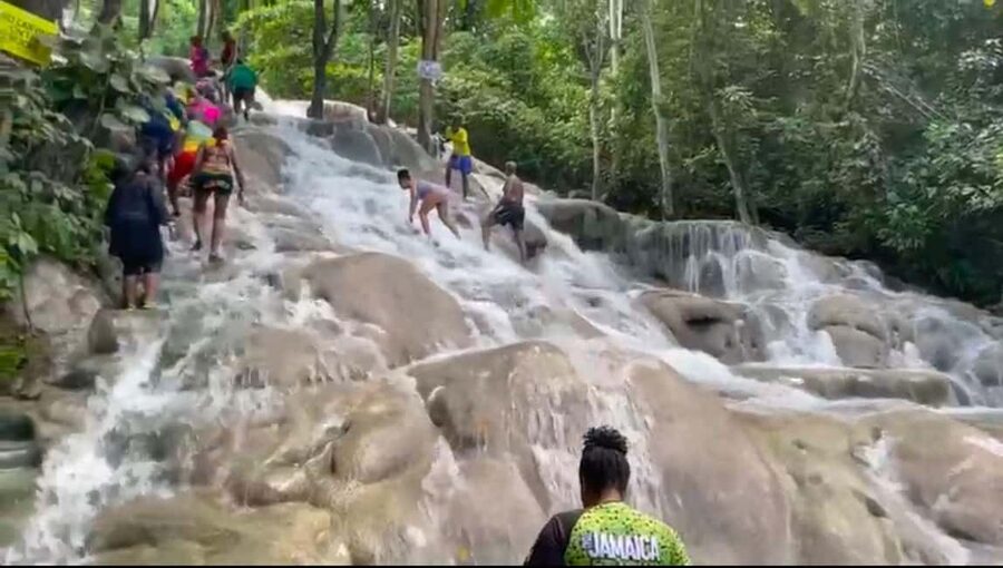 From Ocho Rios / Runaway Bay: Day Trip to Dunn's River Falls - The physical effort and who should skip it