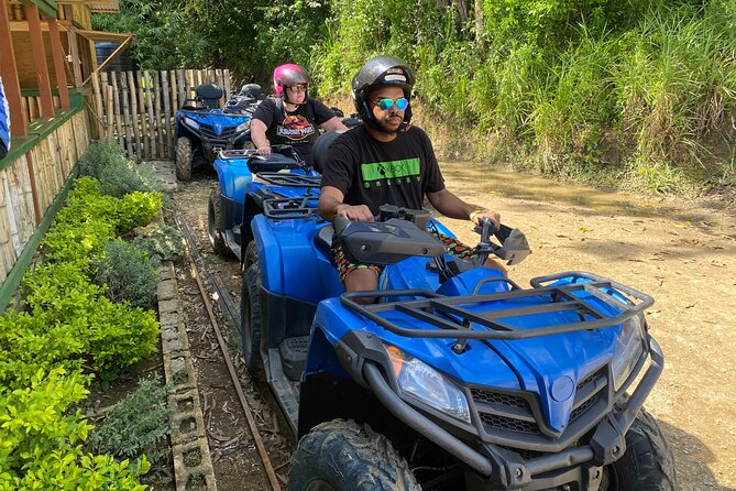 Full Day ATV Bush Trail and Water Sports Tour with Rick's Cafe - Green Island ATV trail: 90 minutes of rough-country fun