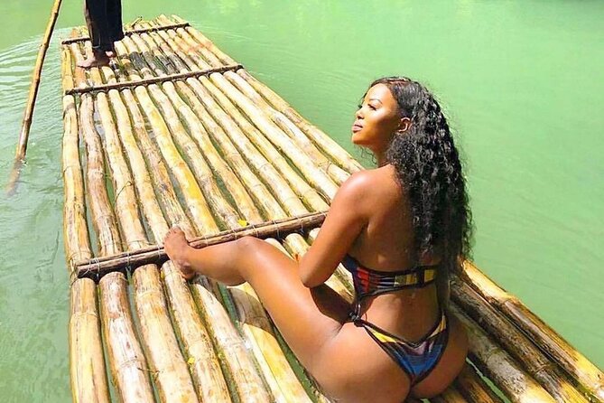 Great River Bamboo Rafting and Limestone Full Body Massage Tour From Montego Bay - Meeting your captain and settling onto the raft