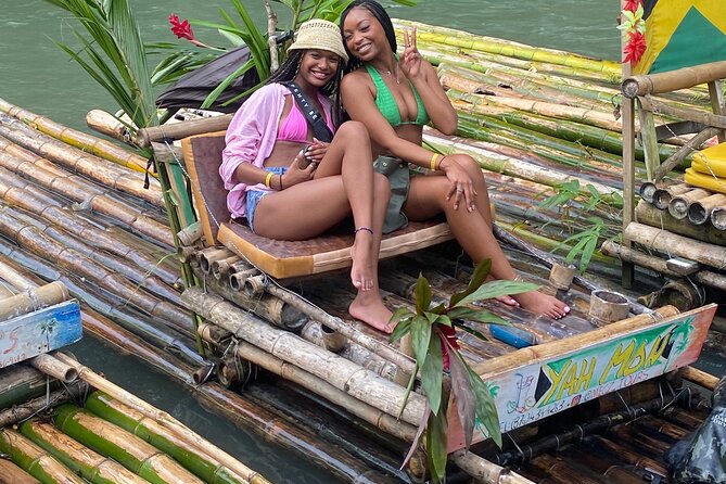 Great River bamboo Rafting and Margaritaville from Montego Bay - Coconut, fruit, music, and riverside treats