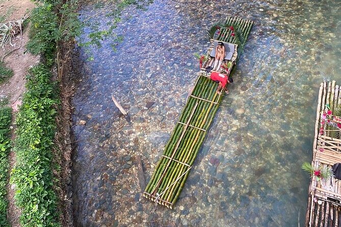 Great River bamboo Rafting and Margaritaville from Montego Bay - Who will enjoy this outing most?