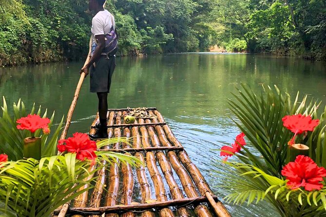 Great River Rafting with Limestone Massage & Rasta Safari Experience Combo Tour - From Calm Water to ATV Tracks