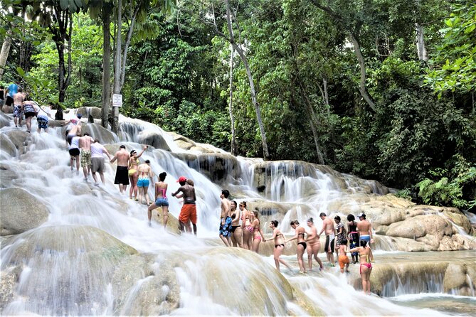 Green Grotto Caves and Dunn's River Falls Guided Tour with Admission - Scotchies Drax Hall and the taste of jerk cooking