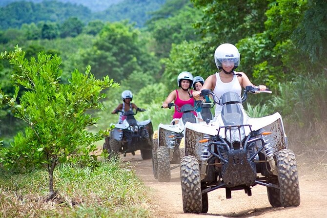 Horseback Ride ATV and Bamboo Rafting Tour Ocho Rios in Jamaica - A 30-foot bamboo raft on the White River