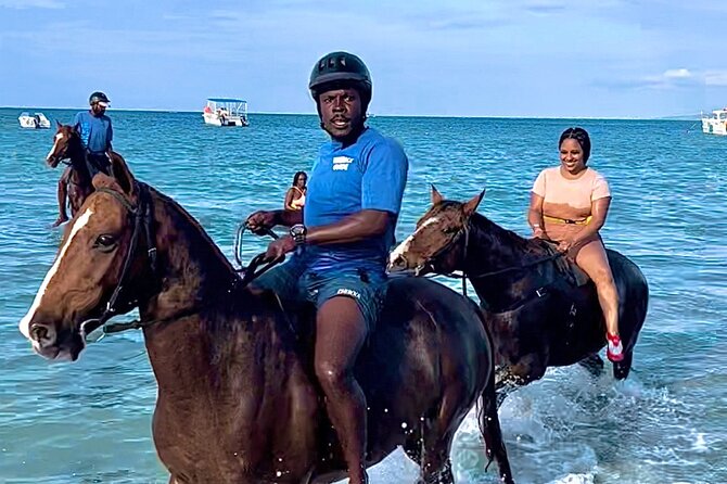 Horseback Ride , Dunns River Falls & Blue Hole From Montego Bay - Who will enjoy this day most
