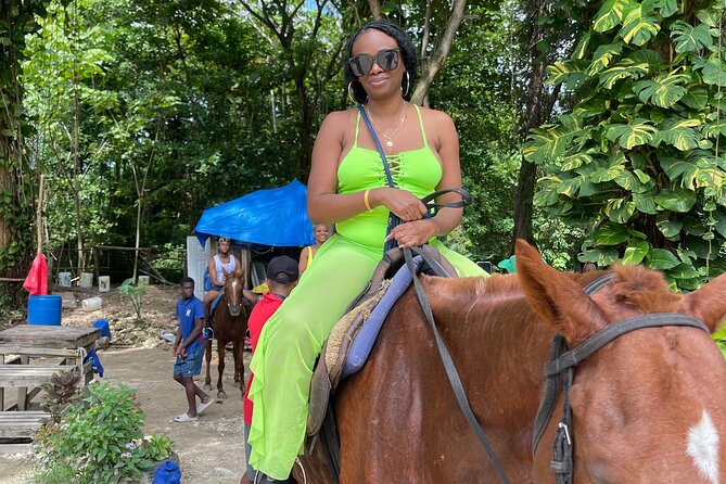 Horseback Riding and Swimming then Dunn's River Falls - Two Jamaican highlights in one six-hour outing