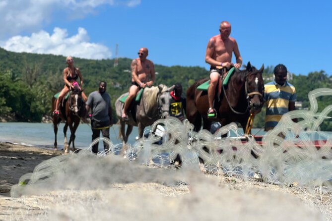 Horseback Riding and Swimming then Dunn's River Falls - What the $85 price includes