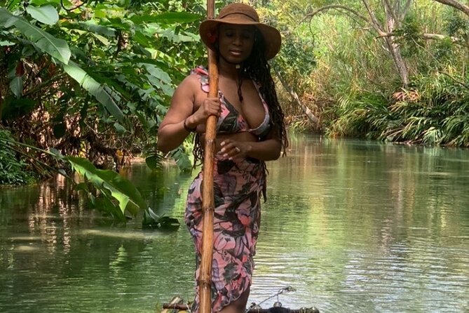 Horseback riding + Bamboo river rafting tour from Ocho Rios - Drifting along the White River
