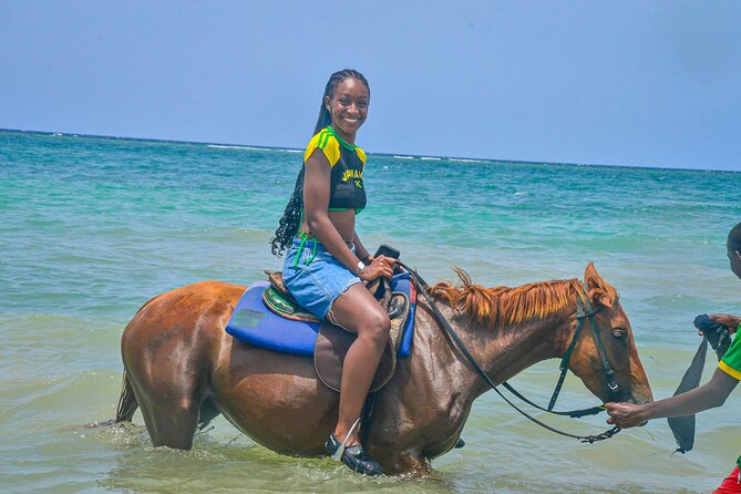 Horseback riding & bluehole secret falls from Montego Bay - Ocho Rios adds a short local stop