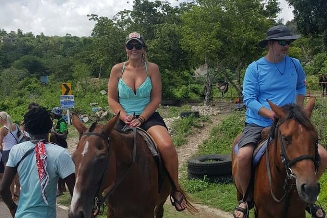 Horseback Riding from Montego Bay - Entering the sea with your horse