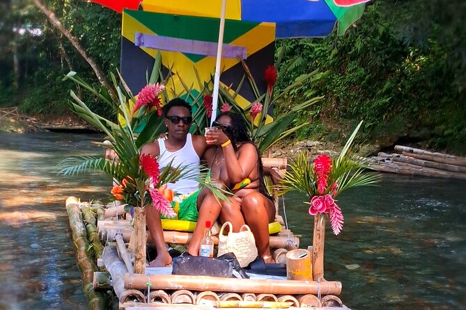 Jamaica Bamboo Rafting Experience with Lime Stone Massage - Music, photos, and the local atmosphere