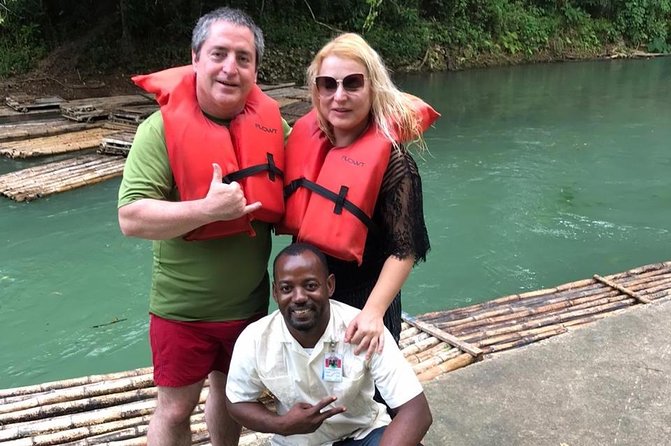 Jamaica Bamboo Rafting Tour Limestone Foot Massage - Floating the Martha Brae at an Easy Pace
