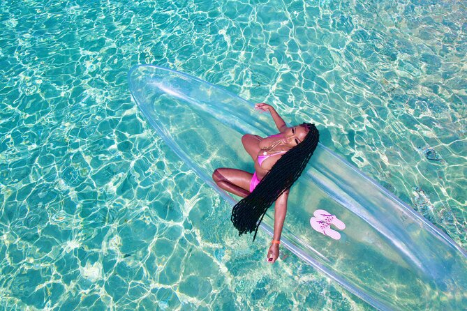 Jamaica’s #1 Luxury Clear Kayak Drone Photoshoot - Music, drinks, and a party-style atmosphere
