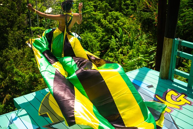 Jamaica Swing Drone Photoshoot with Dress Lunch and Transport - Heat, comfort, and what to bring